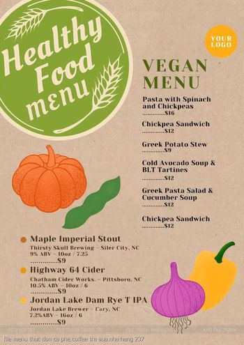 file menu thuc don ca phe coffee tra sua nha hang 237