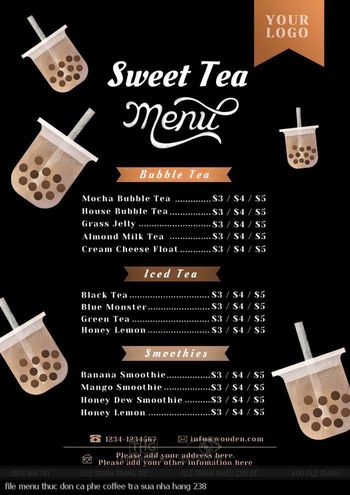 file menu thuc don ca phe coffee tra sua nha hang 238