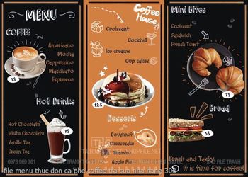file menu thuc don ca phe coffee tra sua nha hang 303