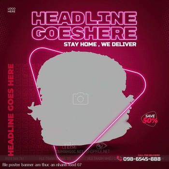 file poster banner am thuc an nhanh food 07