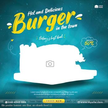 file poster banner am thuc an nhanh food 11