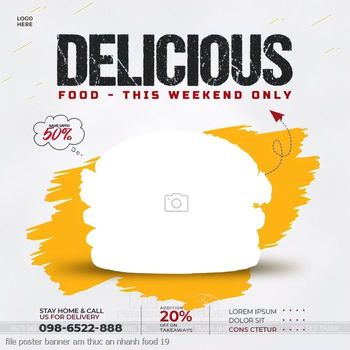 file poster banner am thuc an nhanh food 19