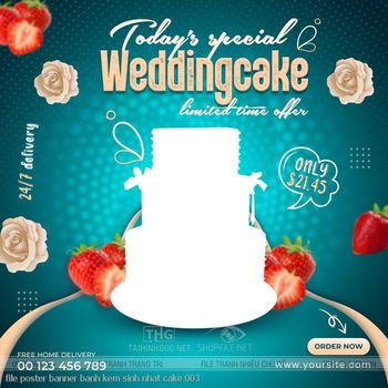 file poster banner banh kem sinh nhat cake 003