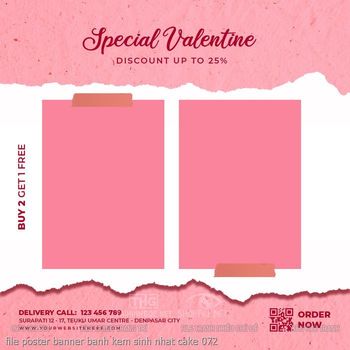 file poster banner banh kem sinh nhat cake 072