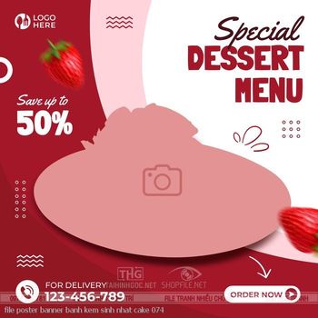 file poster banner banh kem sinh nhat cake 074