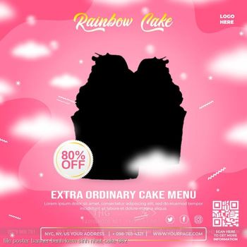 file poster banner banh kem sinh nhat cake 082