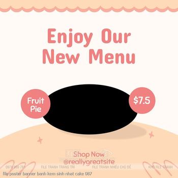 file poster banner banh kem sinh nhat cake 087