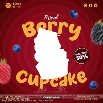 file poster banner banh kem sinh nhat cake 089