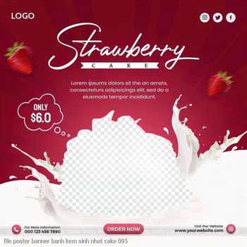 file poster banner banh kem sinh nhat cake 095