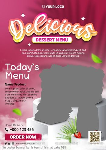 file poster banner banh kem sinh nhat cake 098