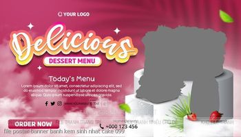 file poster banner banh kem sinh nhat cake 099