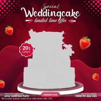 file poster banner banh kem sinh nhat cake 100