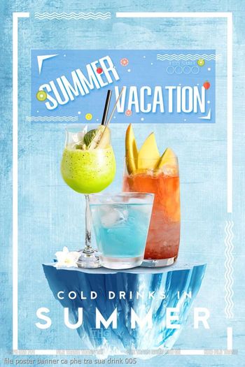 file poster banner ca phe tra sua drink 005