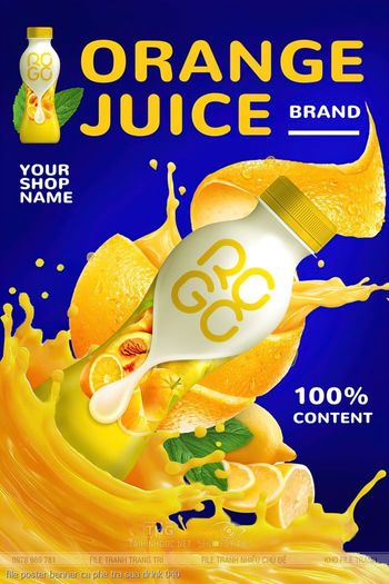 file poster banner ca phe tra sua drink 040