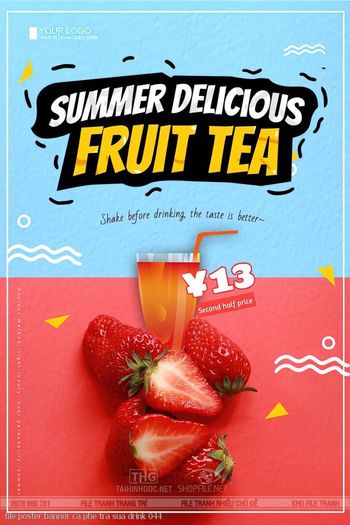 file poster banner ca phe tra sua drink 044