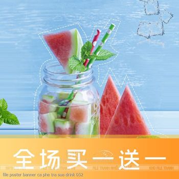 file poster banner ca phe tra sua drink 052