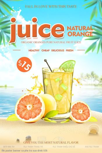 file poster banner ca phe tra sua drink 056