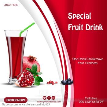 file poster banner ca phe tra sua drink 065