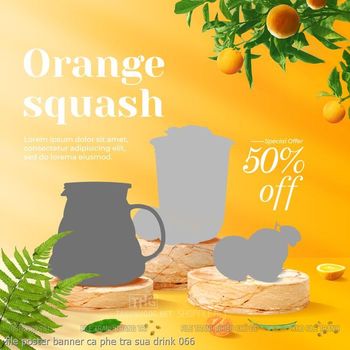 file poster banner ca phe tra sua drink 066