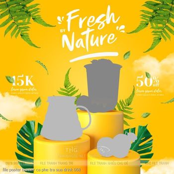file poster banner ca phe tra sua drink 068