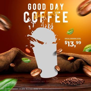 file poster banner ca phe tra sua drink 074