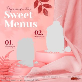 file poster banner ca phe tra sua drink 075