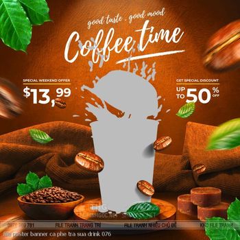 file poster banner ca phe tra sua drink 076