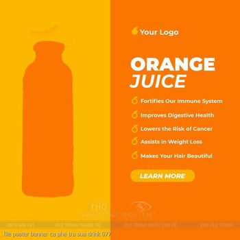 file poster banner ca phe tra sua drink 077