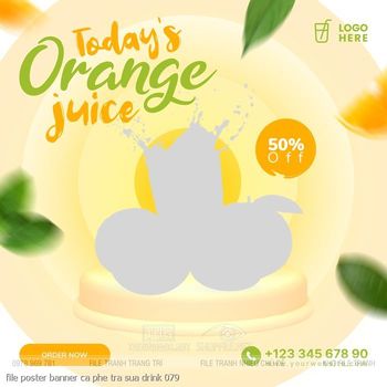 file poster banner ca phe tra sua drink 079