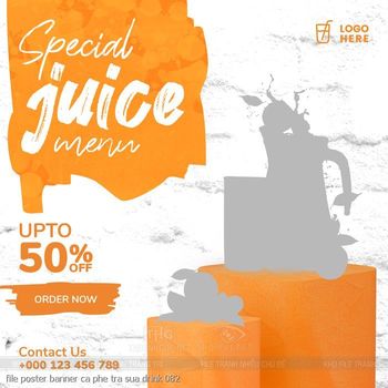 file poster banner ca phe tra sua drink 082