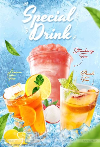 file poster banner ca phe tra sua drink 088