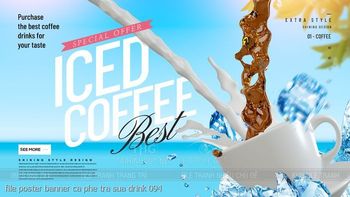 file poster banner ca phe tra sua drink 094