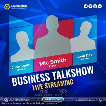 file poster banner doi nhom kinh doanh teamwork 01