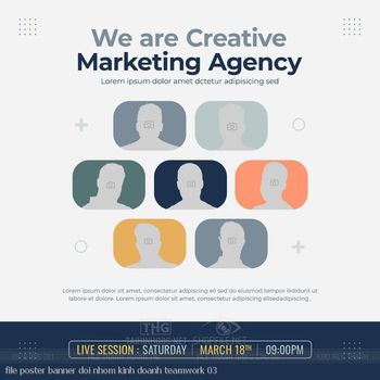 file poster banner doi nhom kinh doanh teamwork 03