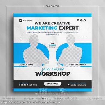 file poster banner doi nhom kinh doanh teamwork 10