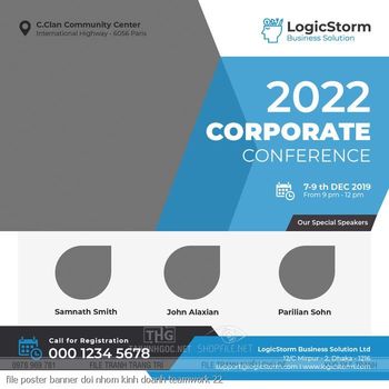 file poster banner doi nhom kinh doanh teamwork 22