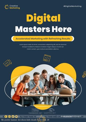 file poster banner doi nhom kinh doanh teamwork 28