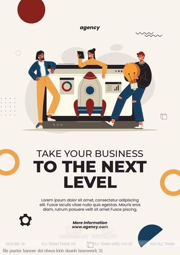 file poster banner doi nhom kinh doanh teamwork 31