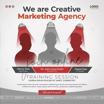 file poster banner doi nhom kinh doanh teamwork 33