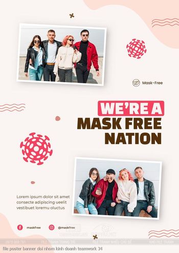 file poster banner doi nhom kinh doanh teamwork 34