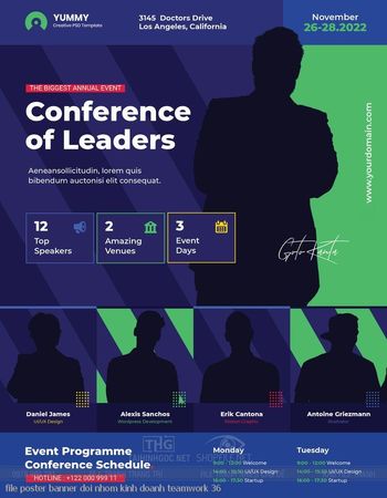 file poster banner doi nhom kinh doanh teamwork 36