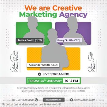 file poster banner doi nhom kinh doanh teamwork 42