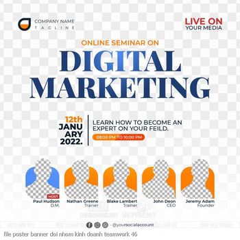 file poster banner doi nhom kinh doanh teamwork 46