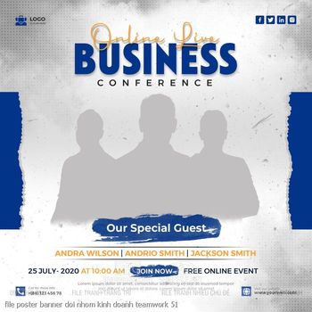 file poster banner doi nhom kinh doanh teamwork 51