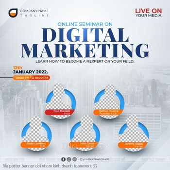 file poster banner doi nhom kinh doanh teamwork 52