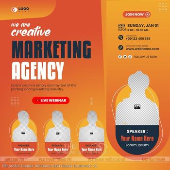 file poster banner doi nhom kinh doanh teamwork 54