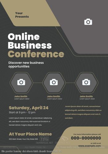 file poster banner doi nhom kinh doanh teamwork 55