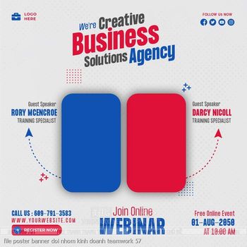 file poster banner doi nhom kinh doanh teamwork 57