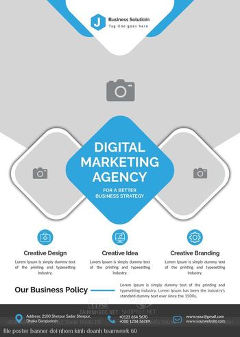 file poster banner doi nhom kinh doanh teamwork 60