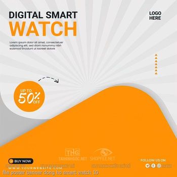 file poster banner dong ho smart watch 10